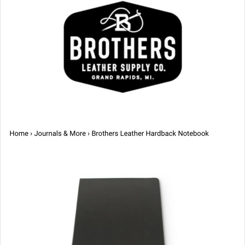 Leather Hardback Notebook - Picture 2 of 3